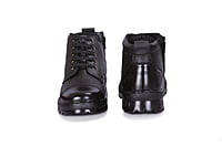 Pure Leather Ankle Police Boot with Zip Boots For Men  (Model- THAR))